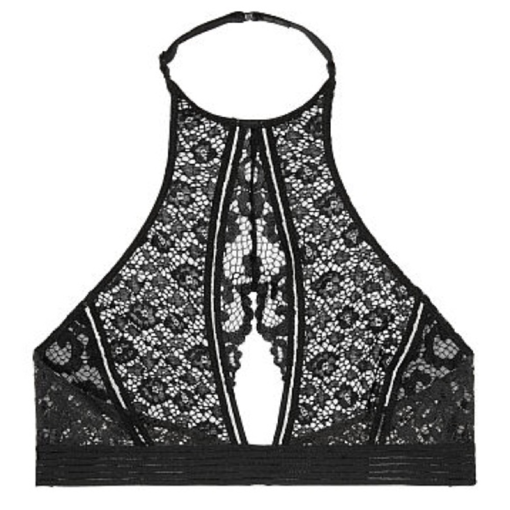 VICTORIAS SECRET Keyhole High-neck Bra NEVER WORN